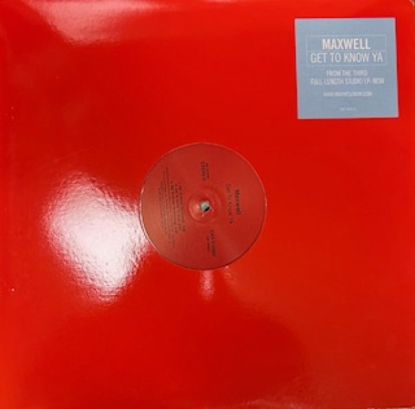 画像1: Maxwell / Get To Know Ya - The Recommandable 2000's R&B - US Promo Only !!! (1)