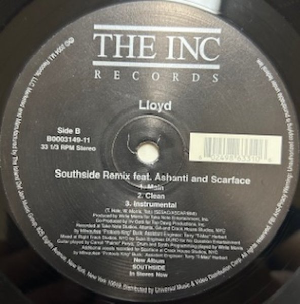 画像1: Lloyd / Hey Young Girl cw Southside Remix - The Recommandable 2000's R&B - (1)
