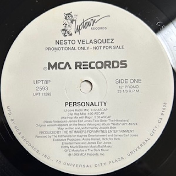 画像1: Nesto Velasquez / Personality - The Recommandable New Jack Swing - Inc US Promo Only Ver !!!!! (1)