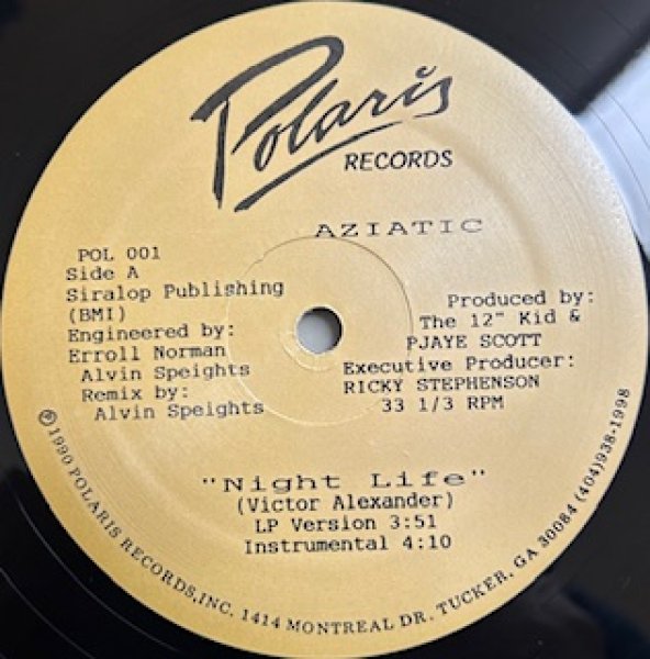 画像1: Aziatic / Night Life - The Recommandable New Jack Swing - (1)
