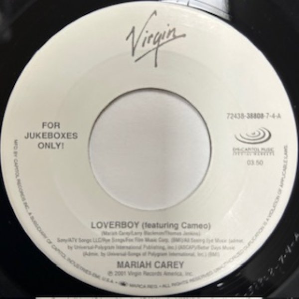 画像1: Mariah Carey / Loverboy cw Never Too Far - The Recommandable 2000's R&B 7 Inch -  (1)