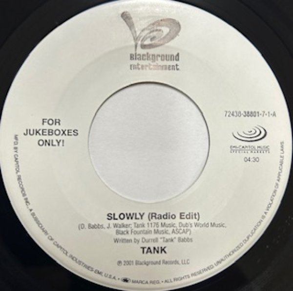 画像1: Tank / Slowly cw Maybe I Deserve - The Recommandable 2000's R&B Slow Jam 7 Inch - (1)