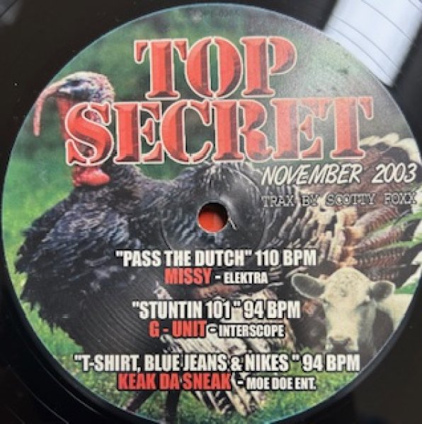 画像1: Various / Top Secret November 2003 - The Recommandable Remixes - Inc Missy Pass The Dutch . G Unit Stuntin . Keak Da Sneak T Shirt Blue Jeans & Nikes . Lil Scrappy Head Bussa . Cee Lo I'll Be Around . Memphis Bleek & Nate Dogg In Your Life (1)