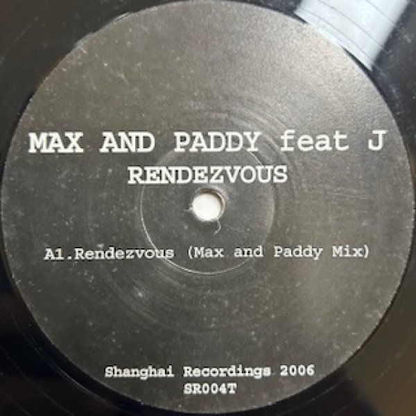 画像1: Max And Paddy ft J / Rendezvous - The Recommandable Craig David Cover !!! - (1)