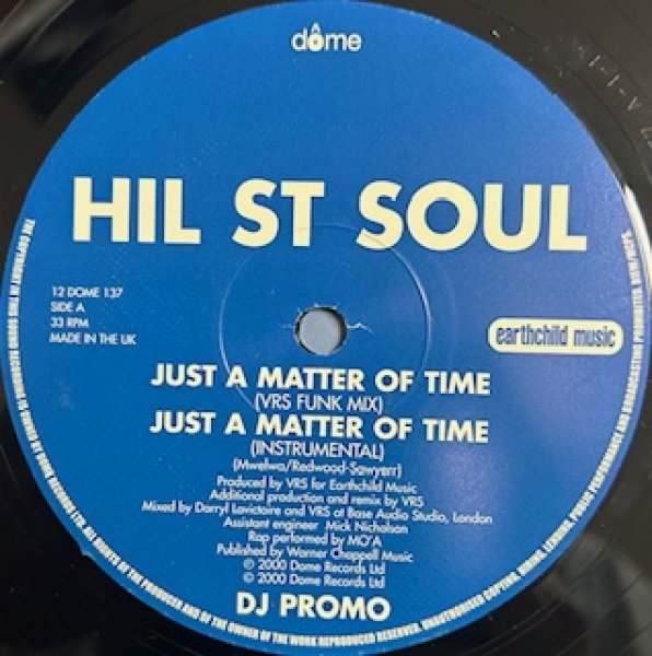 画像1: Hil St Soul / Just A Matter Of Time cw Until You Come Back To Me  - The Recommandable 90's R&B - (1)