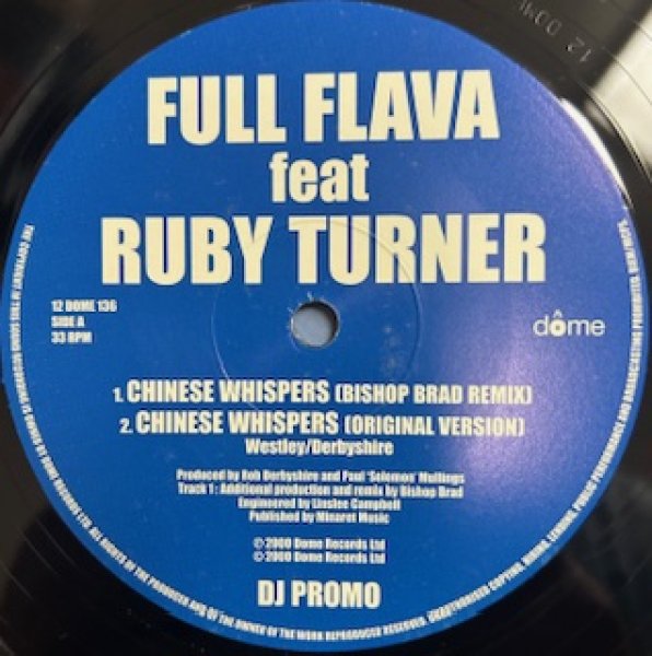画像1: Full Flava / Chinese Whispers ft Ruby Turner - The Recommandable 2000's R&B - (1)