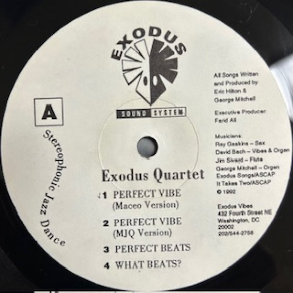 画像1: Exodus Quartet / Perfect Quartet CW Funk What ? , Trance Jazz , Rare And Groovy - The Recommendable Instrumental - How Gee Cover !!!!! (1)