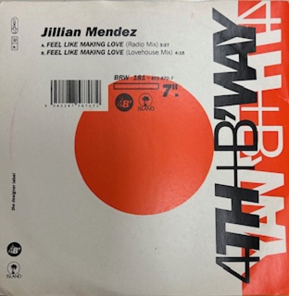 画像1: Jillian Mendez / Feel Like Making Love  - The recommendable Great Cover 7 Inch - (1)