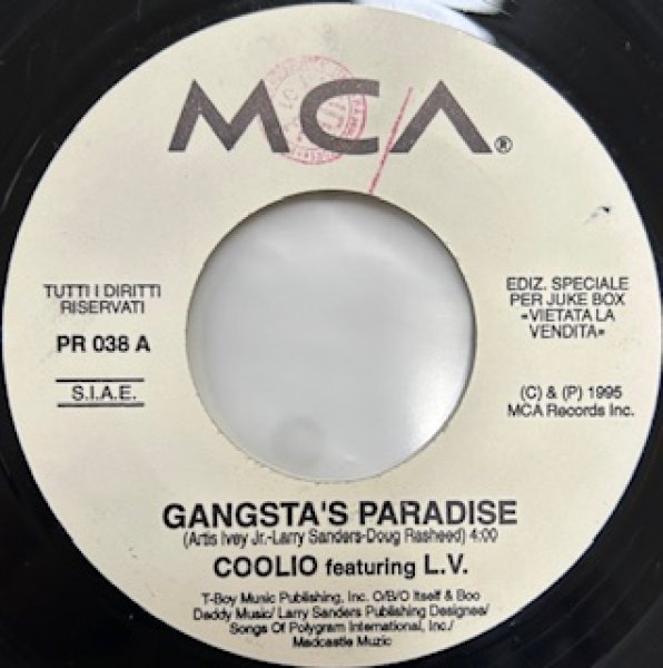 画像1: Coolio / Gangsta Paradise ft L.V. - The Recommandable Rare 90's R&B 7 Inch -  (1)