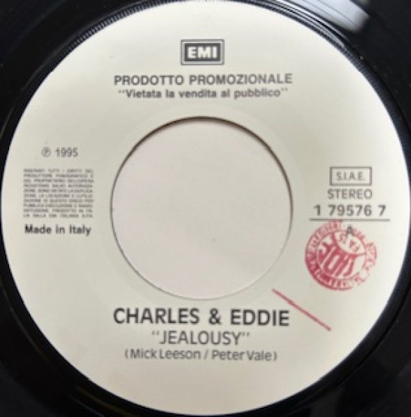 画像1: Charles And Eddie / Jearousy - The Recommandable 90's R&B 7 Inch - (1)