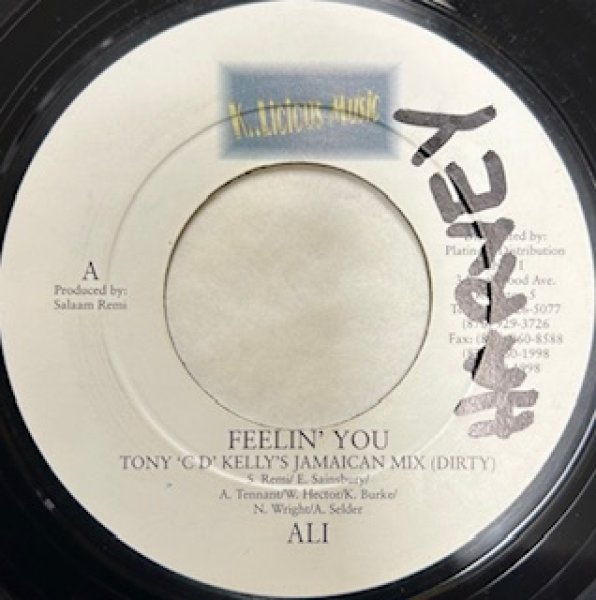 画像1: Ali / Feelin' You - 7 Inch - Tony CD Kelly's Jamaican Mix (1)