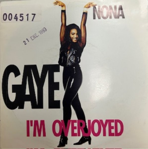 画像1: Nona Gaye / I'm Overjoyed cw Love Is All You Need For The Future - The Recommandable New Jack Swing 7 Inch - (1)