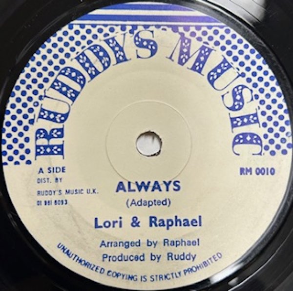 画像1: Lori & Raphael / Always - The Recommandable 7 Inch - Lovers Cover !!! (1)