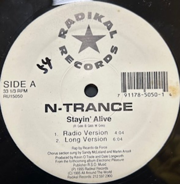 画像1: N-Trance / Stayin' Alive - The Recommandable Cover !!! -  (1)