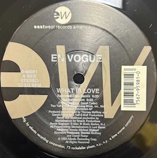 画像1: En Vogue / What Is Love cw Runaway Love - The Recommandable 90's R&B - (1)