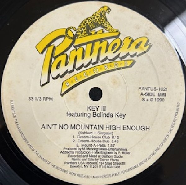 画像1: Key III / Ain't No Mountain High Enough - The Recommandable Ground Beat Cover !!! -  (1)