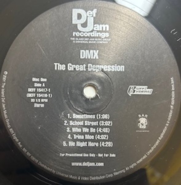 画像1: DMX / The Great Depression  - The Recommandable 2000's US R&B LP - INC When I'm Nothing (1)