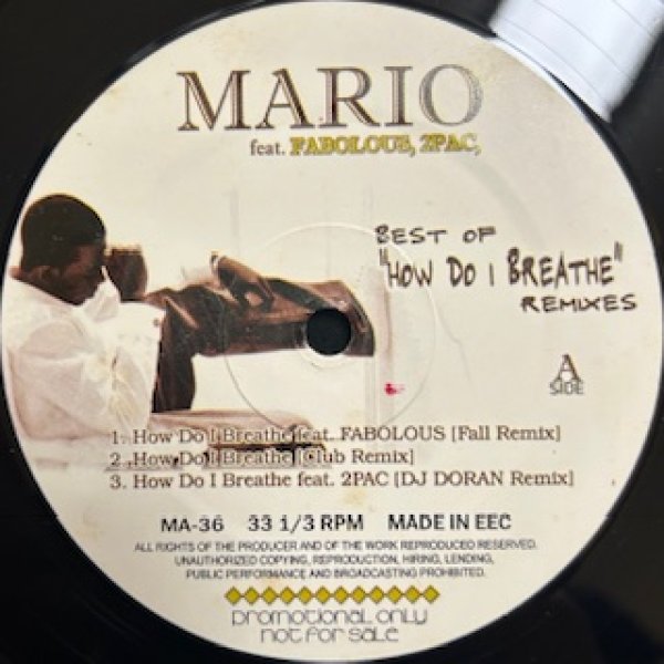画像1: Mario / Best Of How Do I Breathe Remixes - The Recommandable Exclusive Remix - (1)