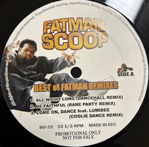 画像1: Fatman Scoop / Best Of Fatman Remixes - The Recommandable Exclusive Remix - (1)