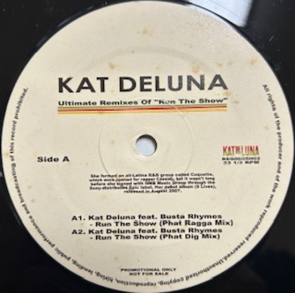 画像1: Kat Deluna / Ultimate Remix Run The Show , Am I Dreaming , Tek Weh Yuh Self Again , Whine Up  - The Recommandable Exclusive Remix - (1)