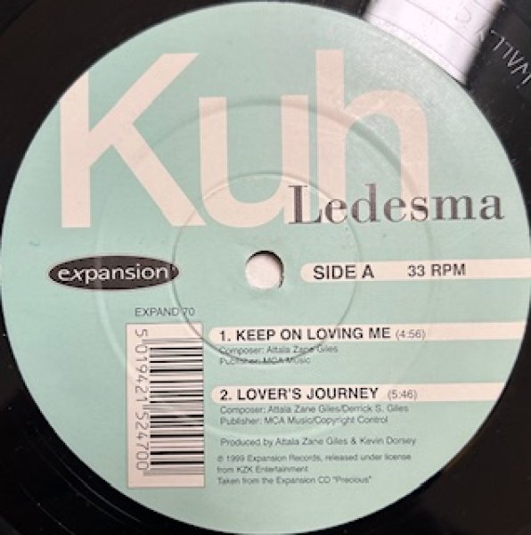 画像1: Kuh Ledesma / Keep On Loving Me , Lover's Journey , Dreaming , Love Will Follow - The Recommandable Rare UK 90's R&B -  (1)