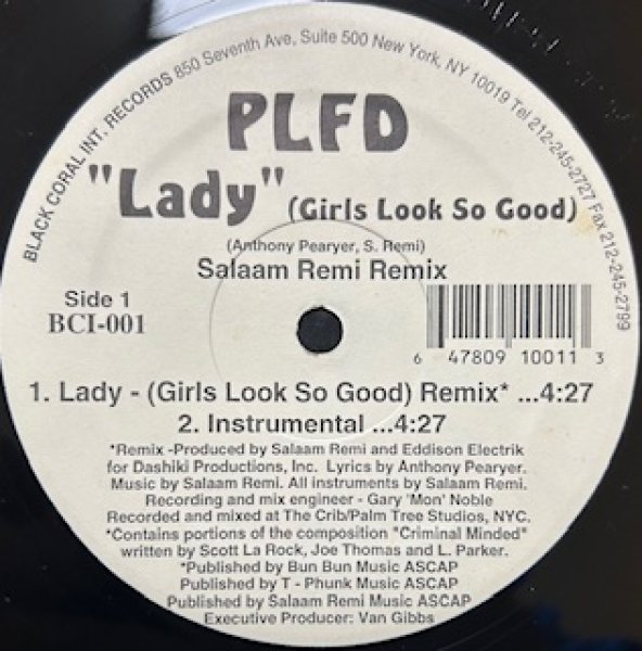 画像1: PLFD / Lady - The Recommandable 90's R&B - Salaam Remix Remix !!!!!!!!!!!!!!!!! (1)