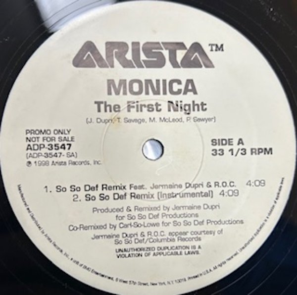 画像1: Monica / The First Night - The Recommandable 90's R&B - US Promo Only Remixes !!! (1)