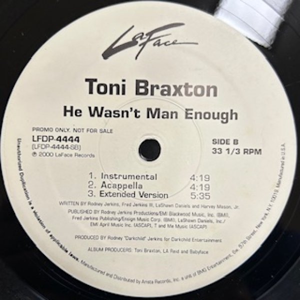 画像1: Toni Braxton / He Wasn't Man Enough - The Recommandable 2000's R&B - US Promo Only (1)