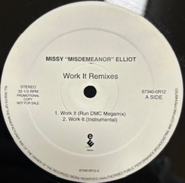 画像1: Missy Eliot / Work It Remixes - The Recommandable Exclussive Remix - (1)