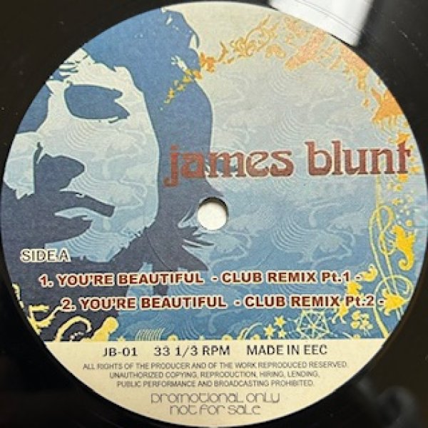 画像1: James Blunt / You're Beautiful  - The Recommandable Exclussive Remix - Ground Beat!!!! (1)