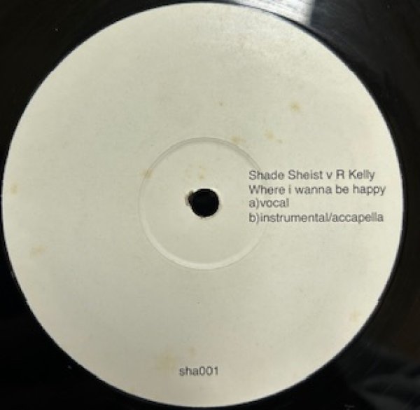 画像1: Shade Sheist Vs R Kelly / Where I Wanna Be Happy - The Recommandable Exclussive Remix - (1)