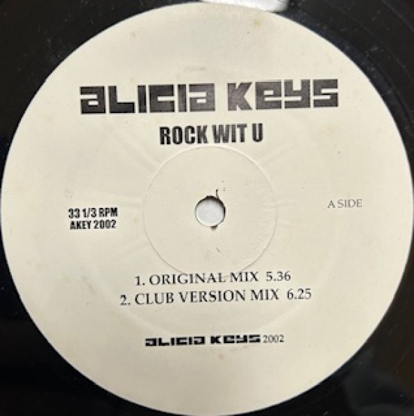 画像1: Alicia Keys / Rock Wit U - The Recommandable Exclussive Remix - (1)