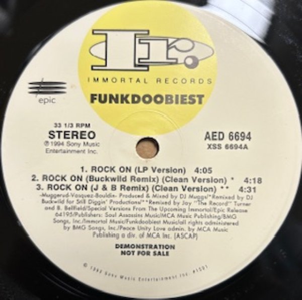 画像1: Funkdoobiest / Rock On - The Recommandable 90's Rap - (1)