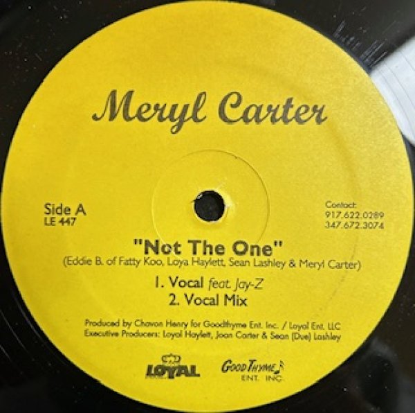 画像1: Meryl Carter / Not The One ft Jay-z  - The Recommandable 2000's R&B -  (1)