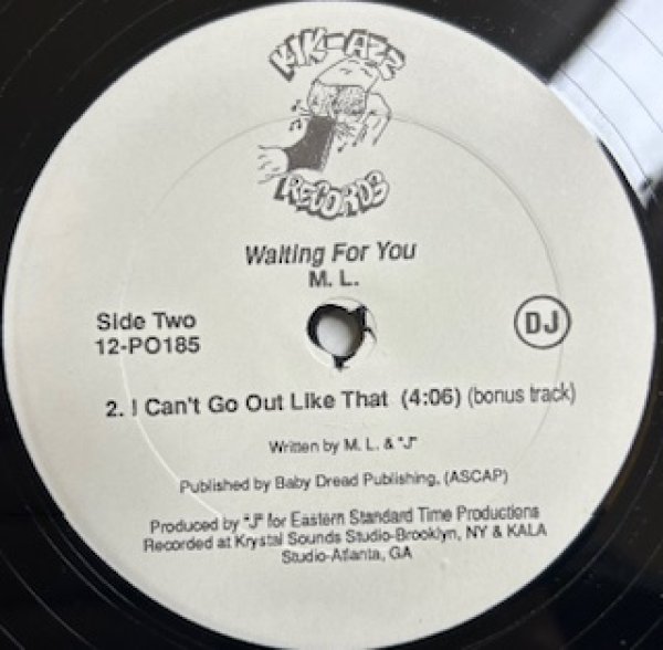 画像1: M.L. / I Can't Go Out Like That  - The Recommandable New Jack Swing - (1)