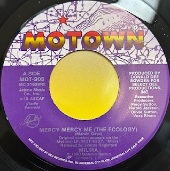 画像1: Milira / Mercy Mercy Me - The Recommandable 7 Inch - Ground Beat Cover !!! (1)