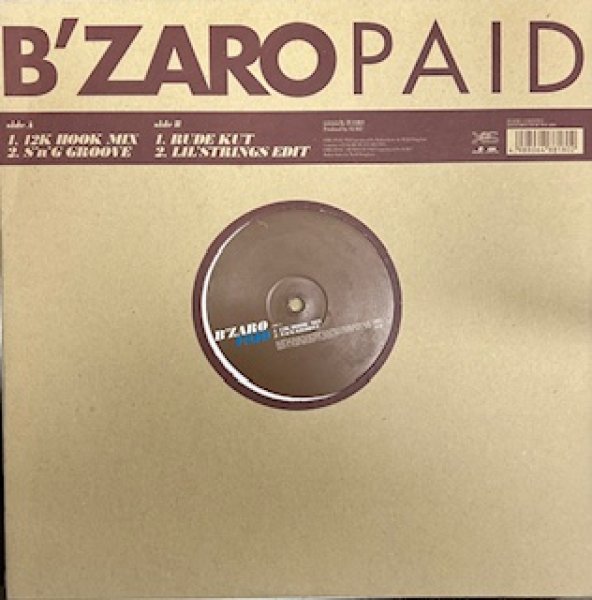 画像1: B'Zaro / Paid - The Recommandable Japan R&B - Remixes  (1)