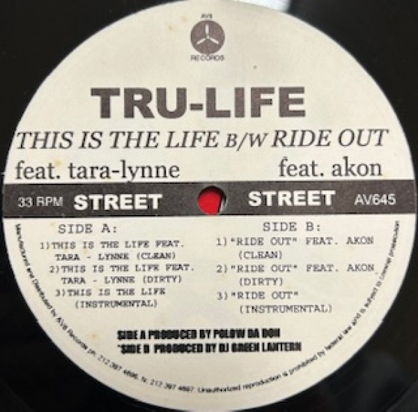 画像1: Various / AV8 Tru Life ft Akon - The Exclusive Remix 2000's R&B - (1)