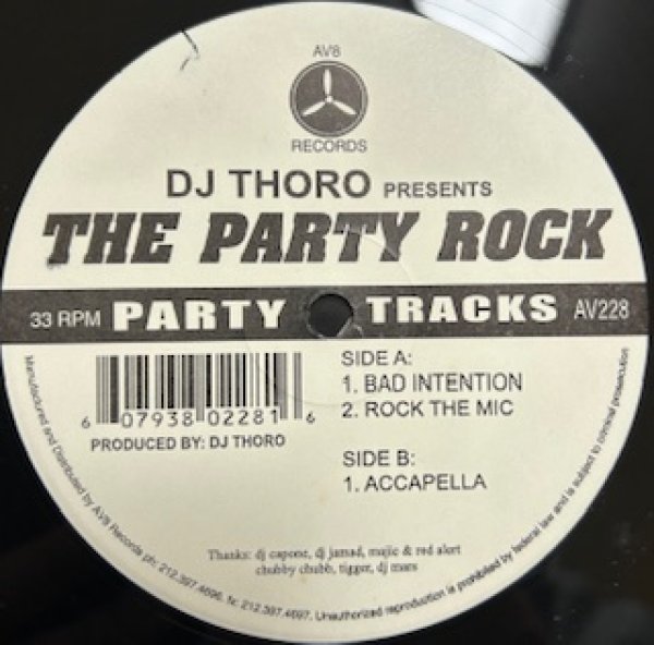 画像1: Various / AV8 DJ Thoro The Party Rock - The Exclusive Remix 2000's R&B - (1)