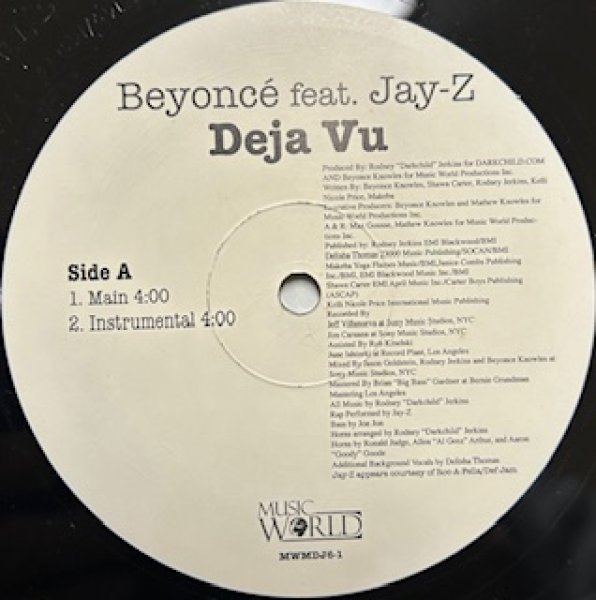 画像1: Beyonce Ft Jay Z / Deja Vu - The Recommandable 2000's R&B - (1)