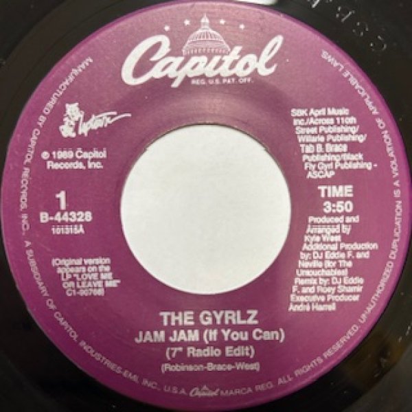 画像1: The Gyrlz / Jam Jam - The Recommandable New Jack Swing 7 Inch - (1)