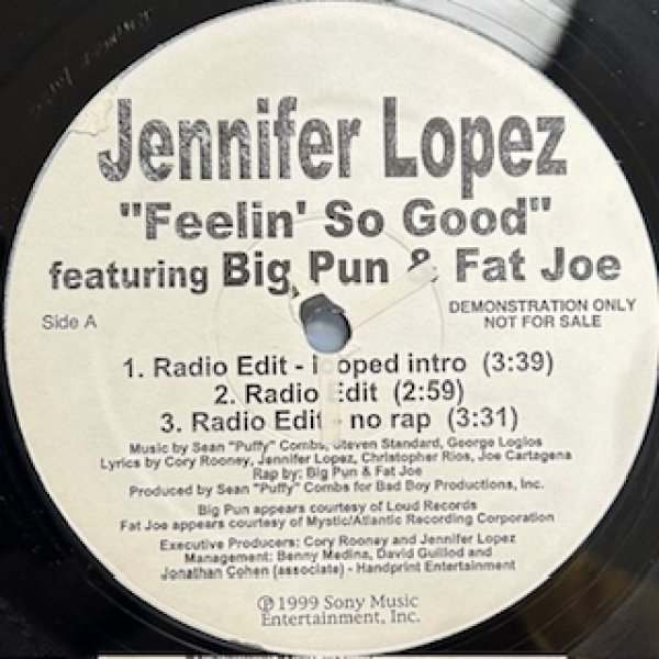 画像1: Jennifer Lopez / Feelin' So Good ft Big Pun And Fat Joe  - US Promo Only Ver !!! -  (1)