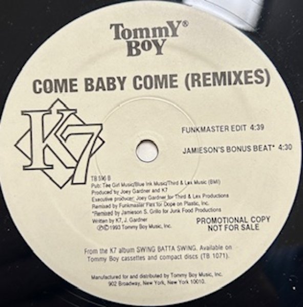 画像1: K7 / Come Baby Come - The Recommandable Party Tunes - Promo Only Remixes !!! (1)