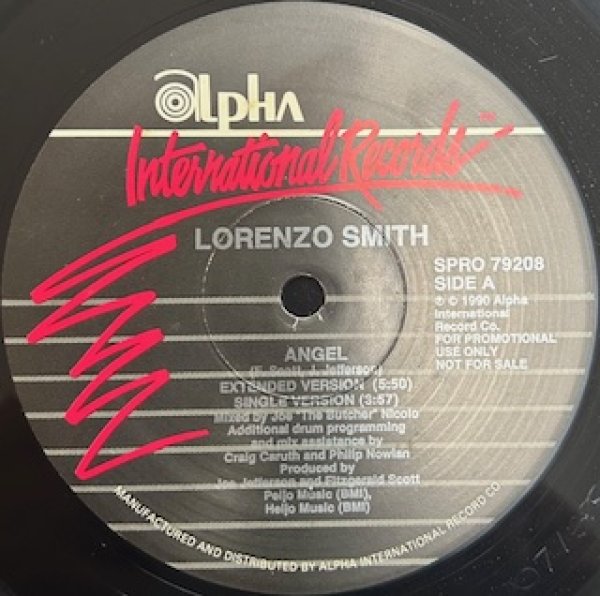 画像1: Lorenzo Smith / Angel - The Recommandable Rare New Jack Swing -  (1)