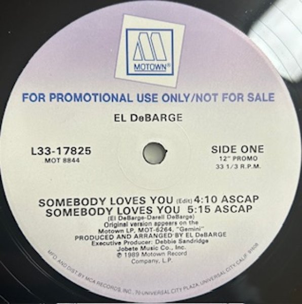 画像1: El Debarge / Somebody Loves You - The Recommandable New Jack Swing !!!! - (1)