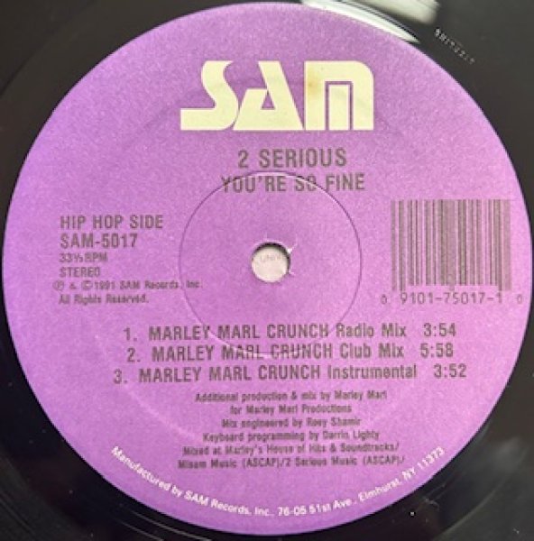 画像1: 2 Serious / You're So Fine - The Recommandable New Jack Swing - Remixed By Marley Marl !!!!! (1)