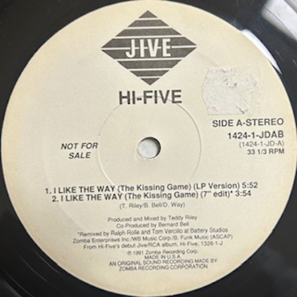 画像1: Hi Five / I Like The Way - The Recommandable New Jack Swing -  (1)
