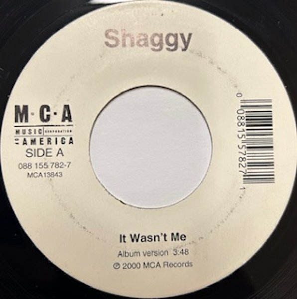 画像1: Shaggy / It Wasn't Me - The Recommandable 2000's R&B 7 Inch -  (1)