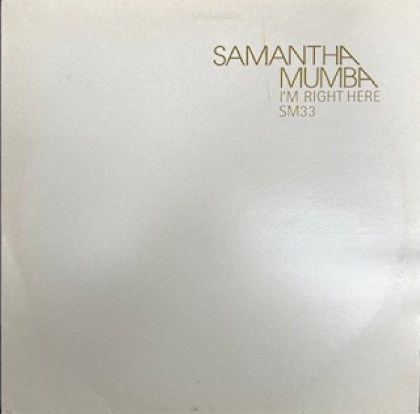 画像1: Samantha Mumba / I'm Right Here - The Recommandable 2000's UK R&B - UK PROMO ONLY  (1)
