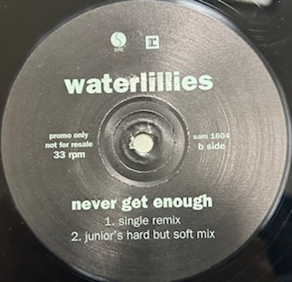 画像1: Waterlillies / Never Get Enough - UK Promo - Inc Single Remix!!!!!!!!!!!!!!!!!!!!!!!!!! (1)